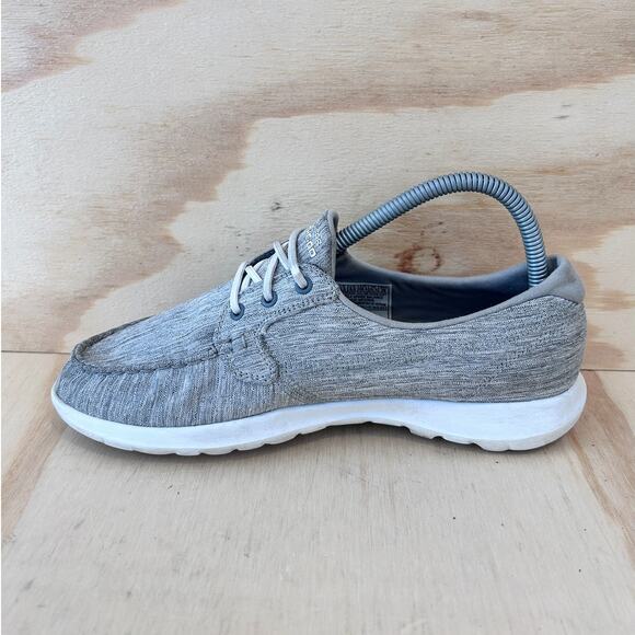 Skechers - Go Walk Lite - Boat Shoes - Gray - Women's - 8.5 - SN 15433 - Picture 4 of 9